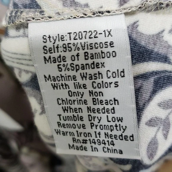 Johnny Was Multicolor Tunic with Zebra Print - Picture 8 of 8